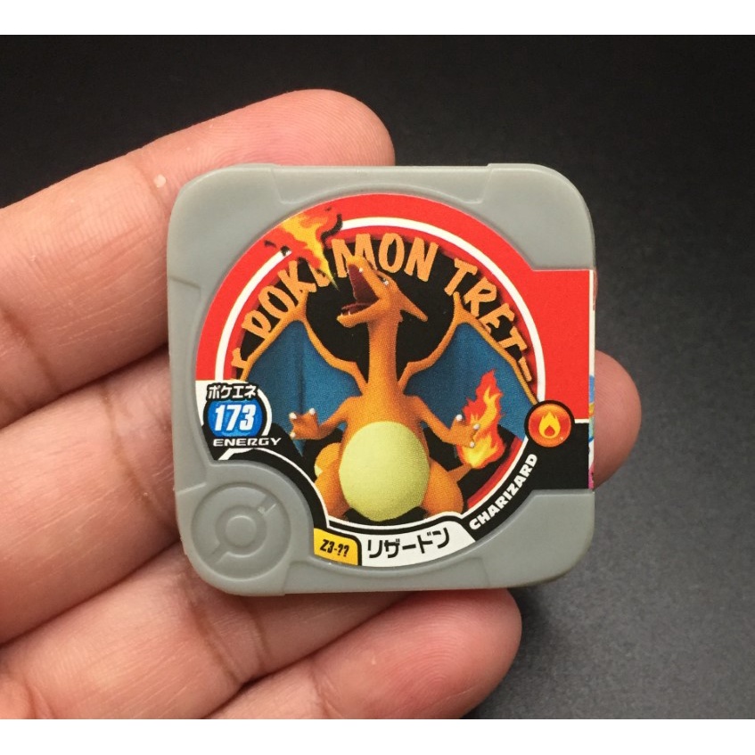 Coin Pokemon Tretta SECRET POWERFUL Charizard Z3 -?? ORIGIN Chip Card ...