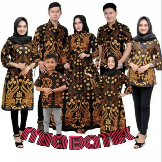 Newest batik couple Family 2022 / Robe couple Father sania rufle ori ...