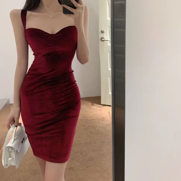 Sexy Low-cut Backless Strap Mini Dresses for Women | Shopee Philippines image.