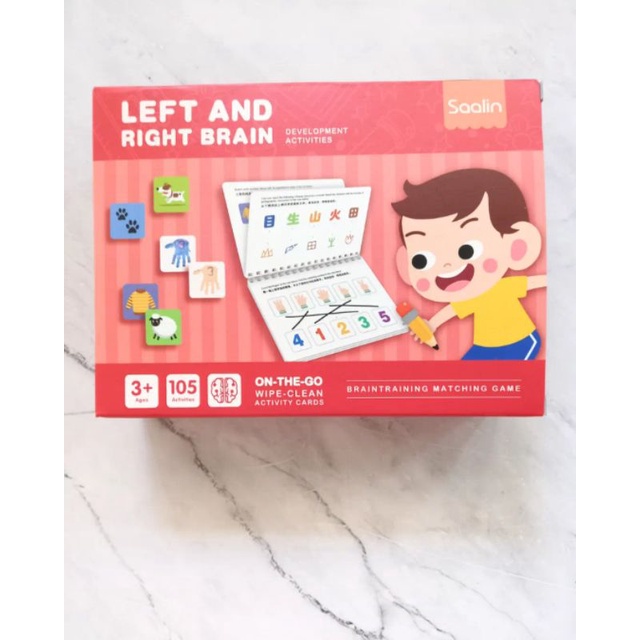 Saalin Left and Right Brain Activities Cards/ BrainTraining Matching ...