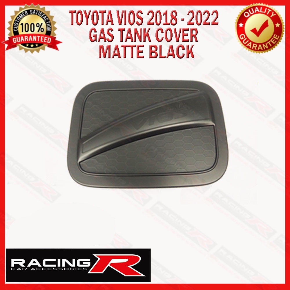 Toyota Vios Prime 2018 to 2023 Gas Tank Garnish Cover Matte Black 2019 2020 2021 Shopee