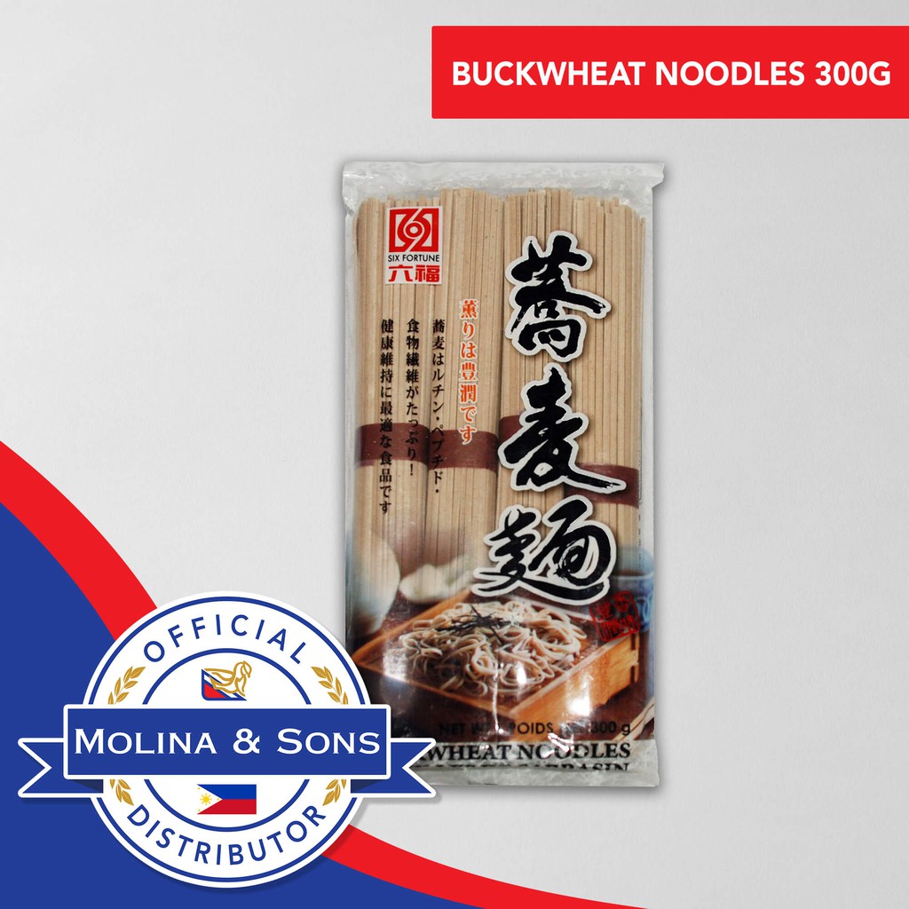 Six Fortune Buckwheat Noodles 300g Shopee Philippines