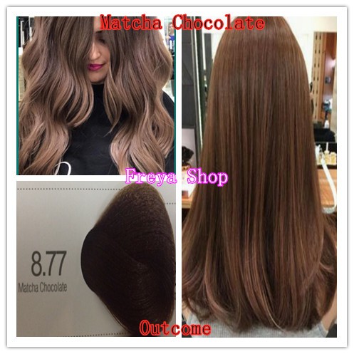 Matcha chocolate outlet hair color