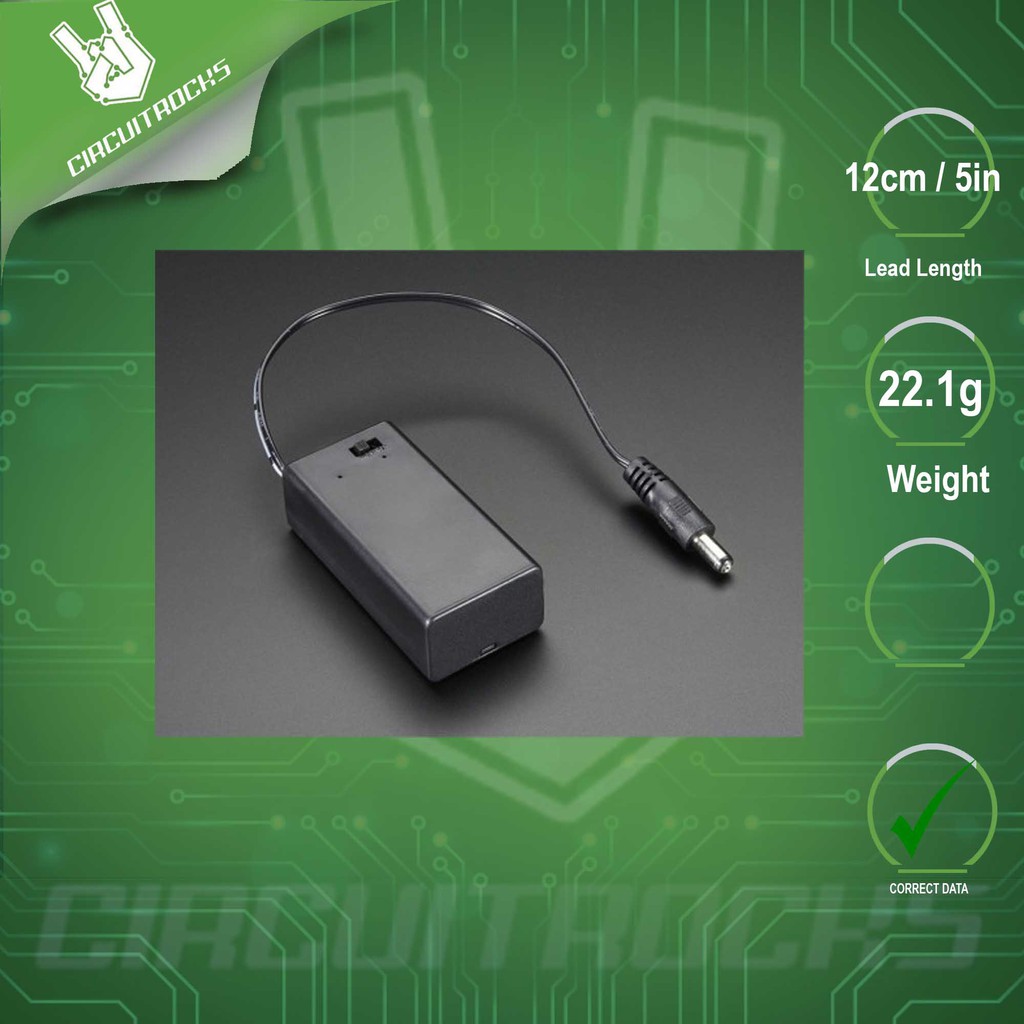 9v Battery Holder With Switch Plug Shopee Philippines