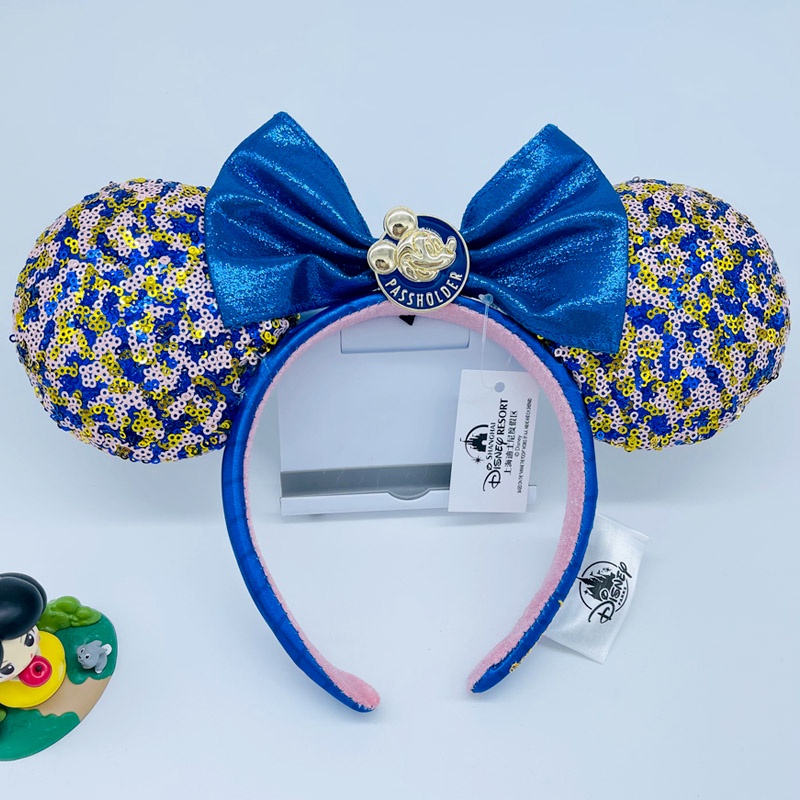 Disney Headband Mickey Ears 2022 New Original Shanghai Disneyland