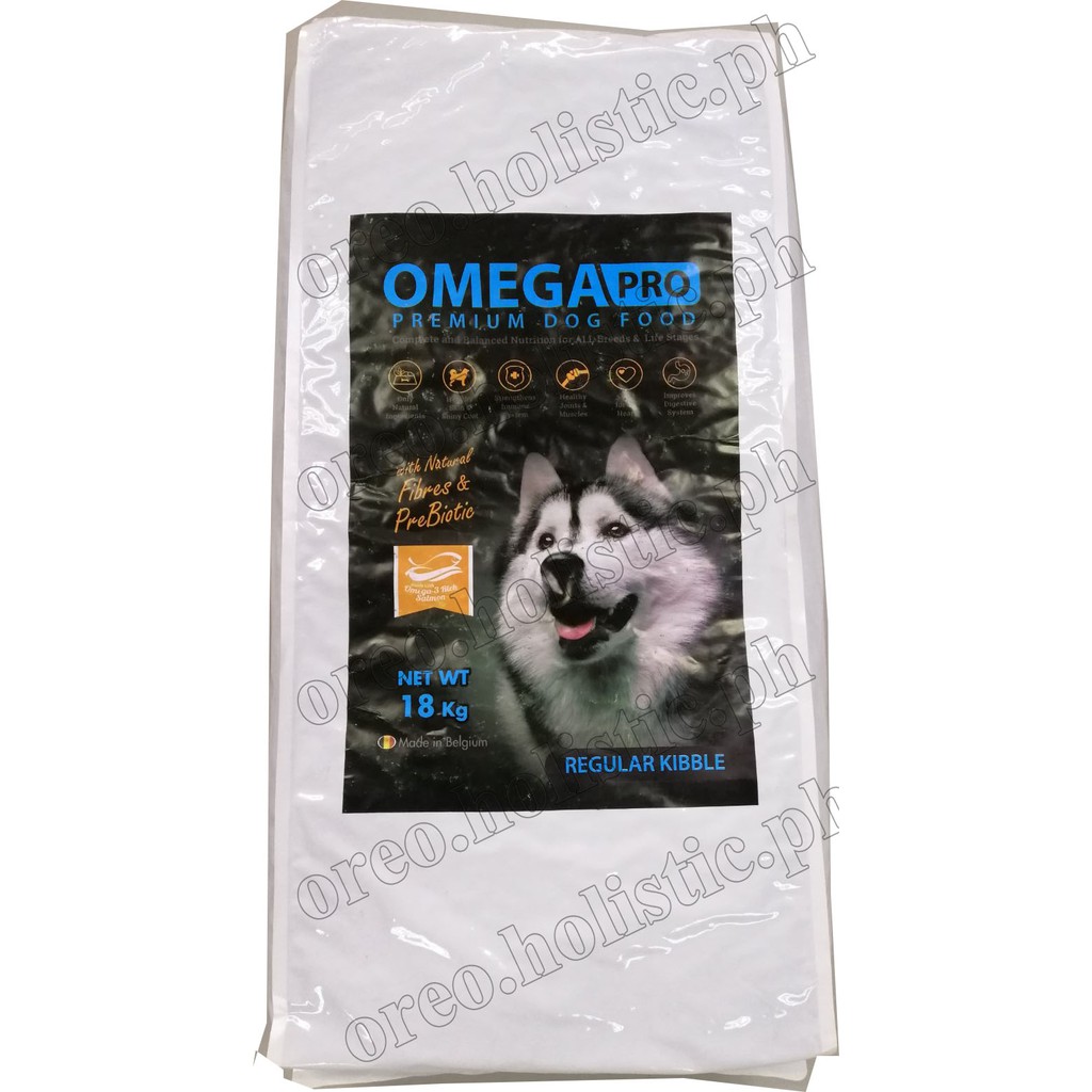 Omega premium dog store food