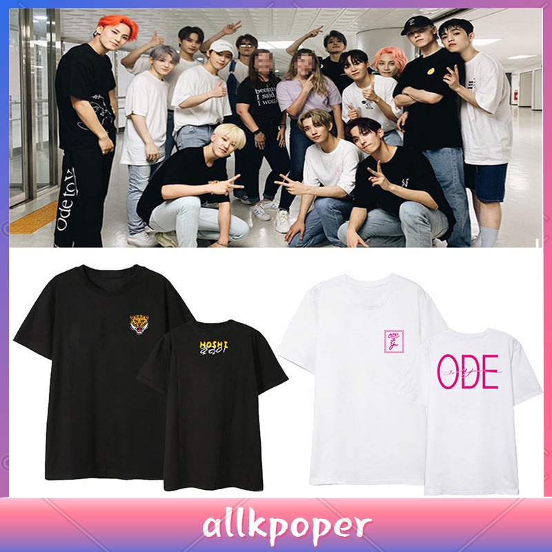 KPOP SEVENTEEN T-Shirt WORLD TOUR ODE TO YOU Concert Short Sleeve