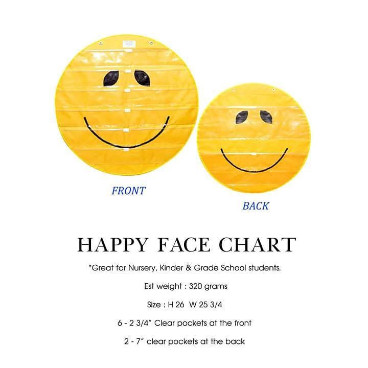 HAPPY FACE POCKET CHART Shopee Philippines