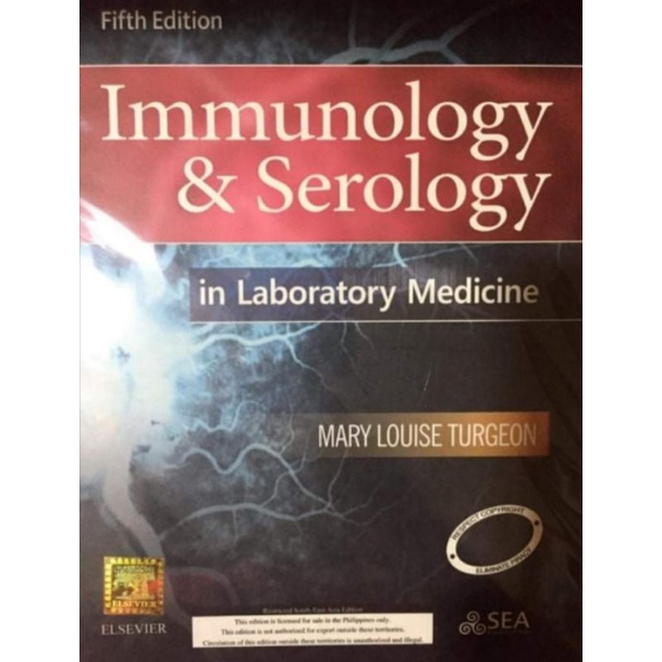 Immunology & Serology by Mary Louise Turgeon 5th Edition | Shopee ...