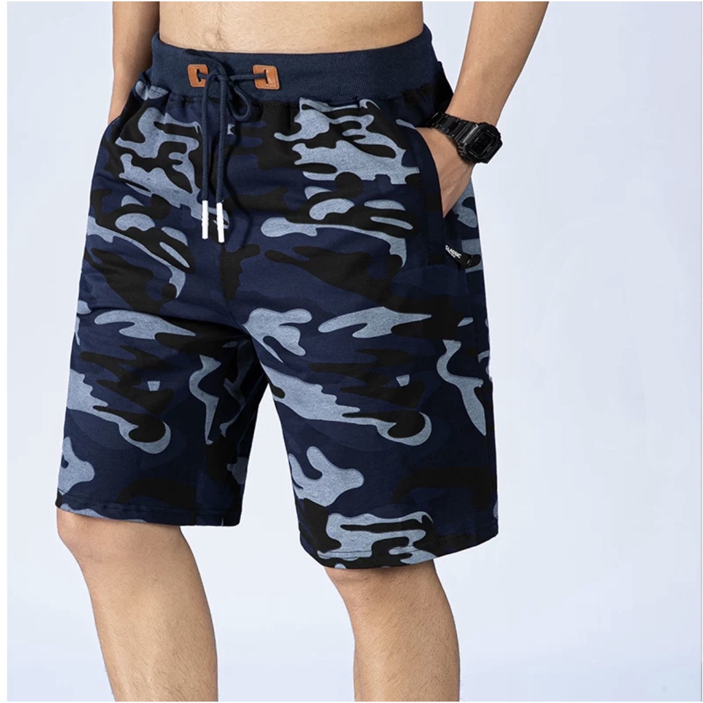 Camouflage Unisex Quick Dry 2 Pocket cotton Shorts | Shopee Philippines