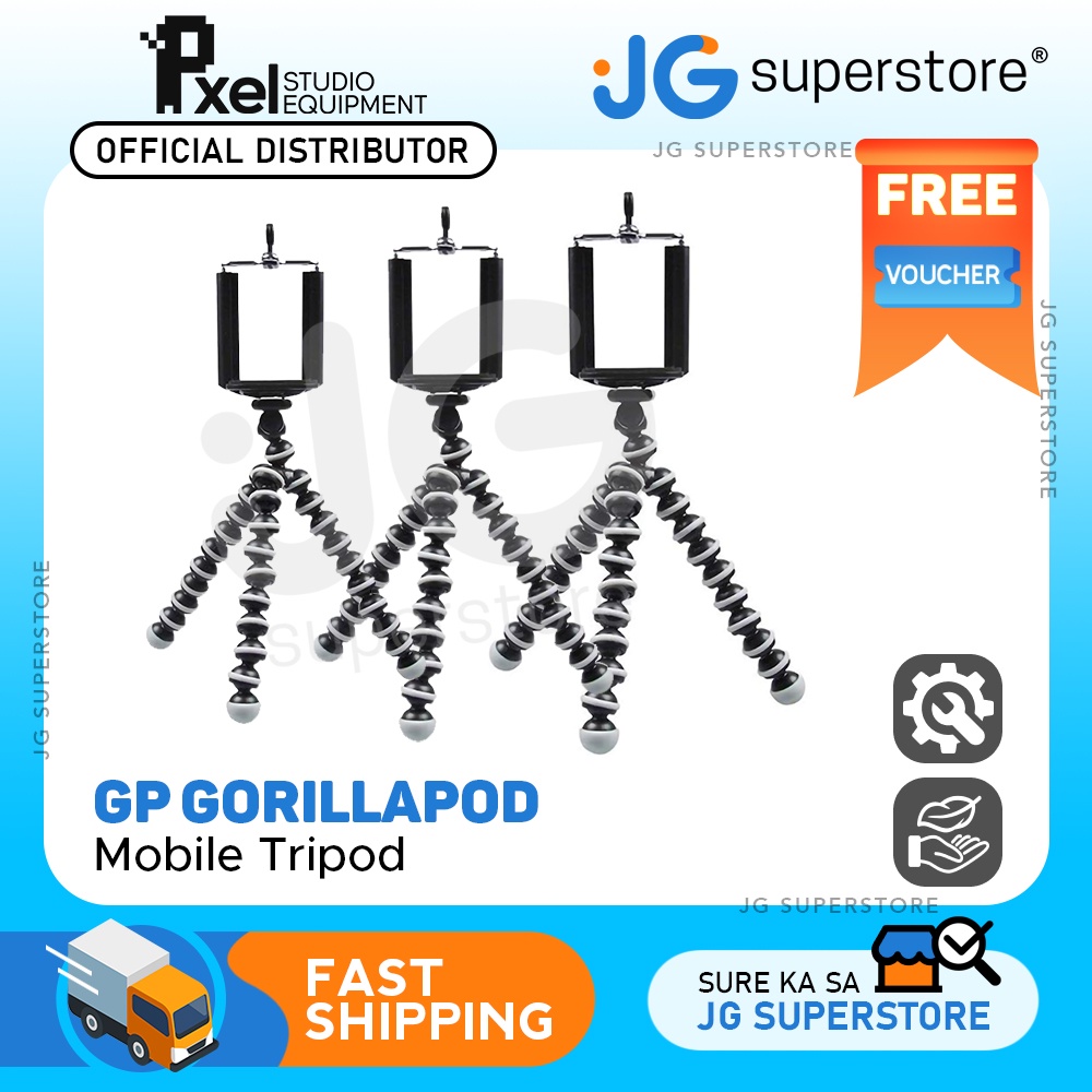 Pxel GPS/M/L Gorilla Pod Octopus Flexible Tripod Stand For Microphone