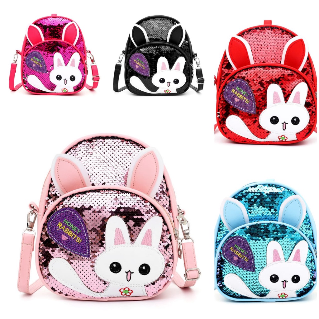 Ck> Kindergarten School Backpack (HONEY RABBITS) | Shopee Philippines