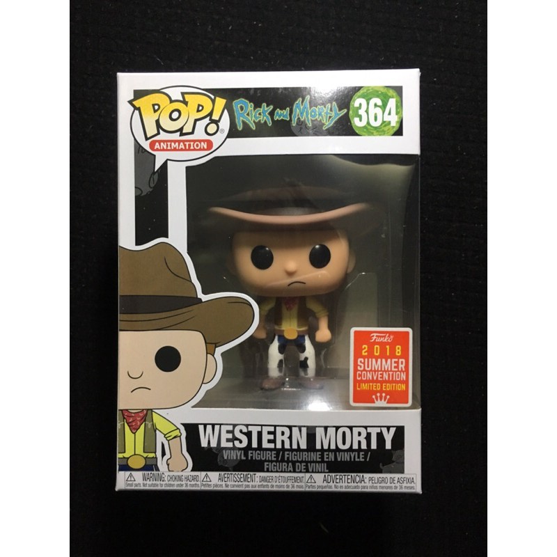 Funko Pop Rick and Morty Western Rick 2018 Summer Convention Exclusive