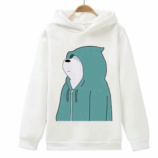 We bare bears 2025 ice bear hoodie