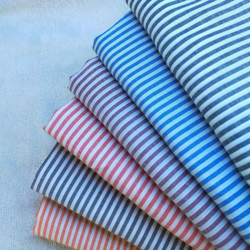 KATUN Cotton Fabric With Stripe Pattern/Stripe Fabric 4mm/08 Width
