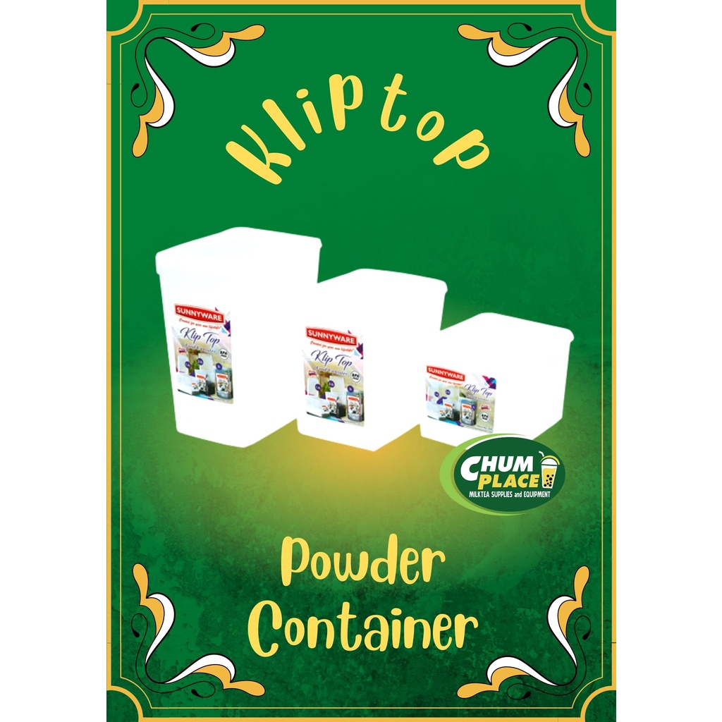 Sunnyware Kliptop Powder Container | Shopee Philippines