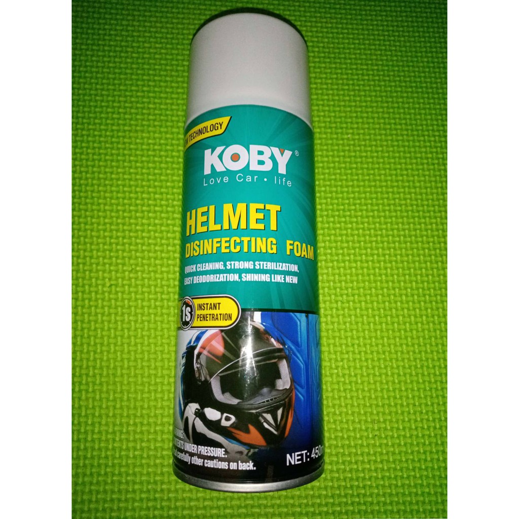 Koby Helmet Disinfecting Foam Spray 1Pc 450ML Cleaning Supplies for ...