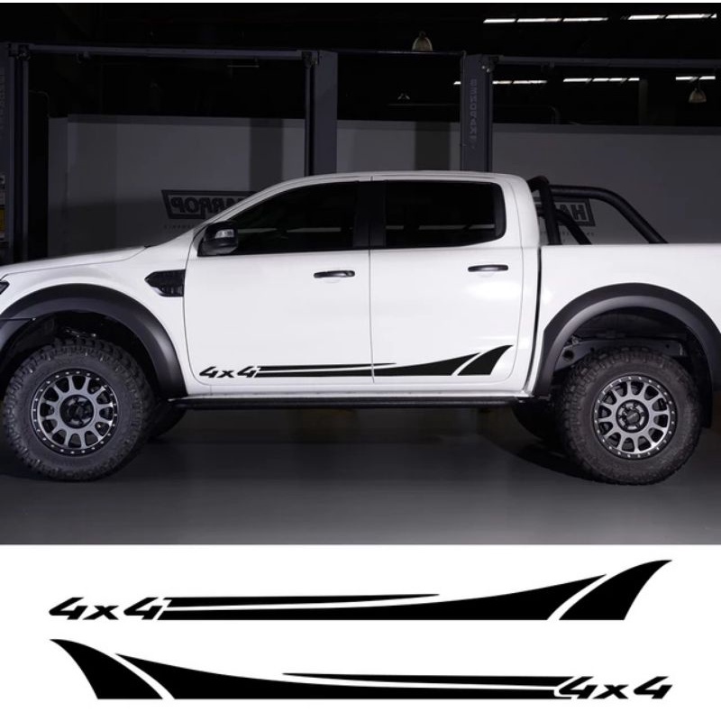Cutting sticker rangger triton hilux dmx navara raptor Etc | Shopee ...