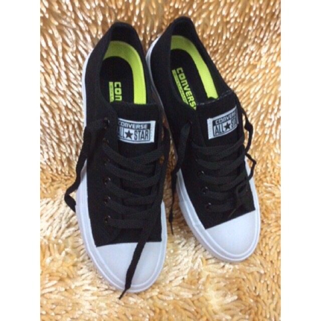 Converse with lunarlon on sale black