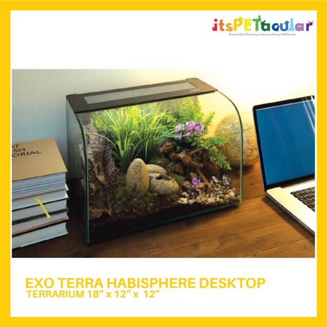 Exo Terra Habisphere Desktop Terrarium 18"X12X"12" Shopee Philippines