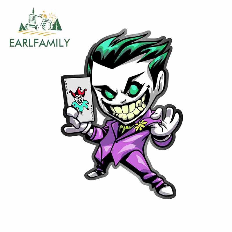 EARLFAMILY 13cm x 13cm For The Joker Motorcycle Car Bumper Window ...