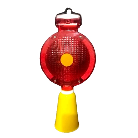 Cod [#594] Solar Traffic Cone Warning Light Blinker Barricade Blinking 