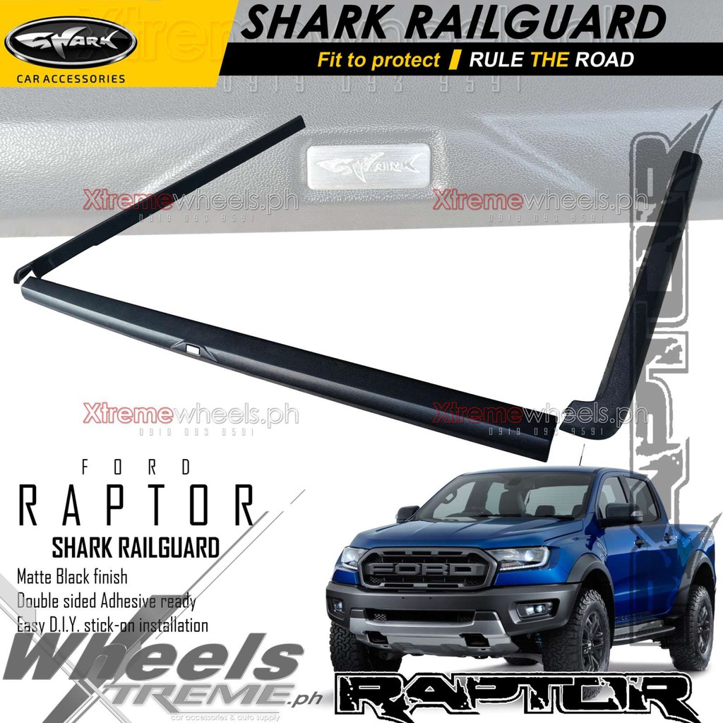 FORD RAPTOR 2015 -2022 BED RAIL GUARD COVER SHARK BRAND PICK UP BODY ...