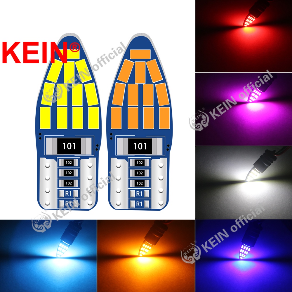 10 pz T10 LED Canbus W5W lampada a LED 3014 24-SMD 194 168 luci di parcheggio a LED lettura cupola porta piastra tronco auto illuminazione interna  34
