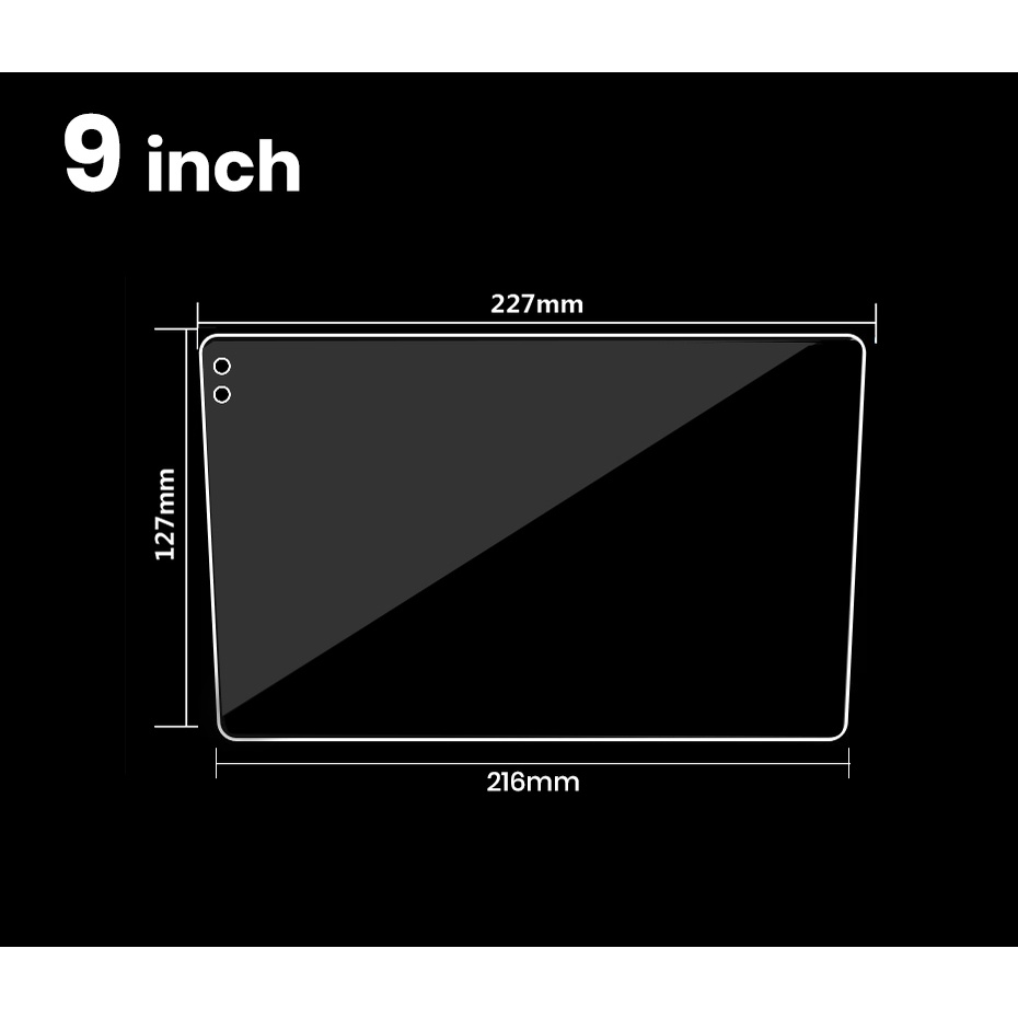 9 10.1 inch Car Android Player Tempered Glass Screen Protector film 9 ...