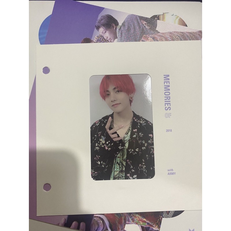 BTS Memories 2018 Blu Ray with Taehyung Photocard | Shopee Philippines