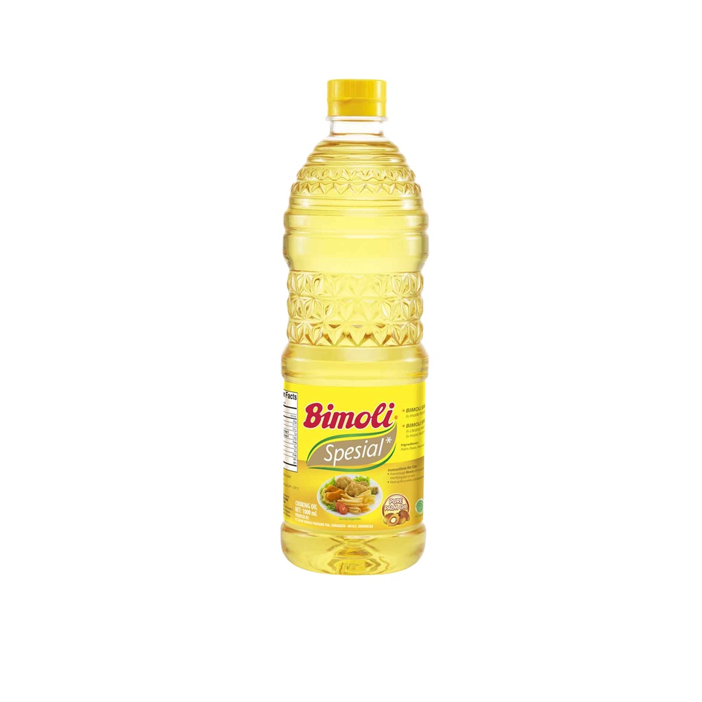 BIMOLI Cooking Oil Spesial 1L Bottle, healthy oil, frying oil, grocery