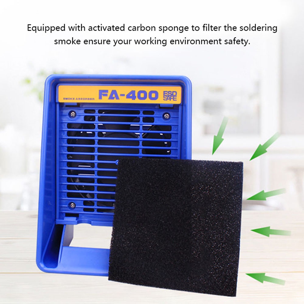 FA-400 Solder Iron Smoke Absorber Fume Extractor Soldering Air Blower ...