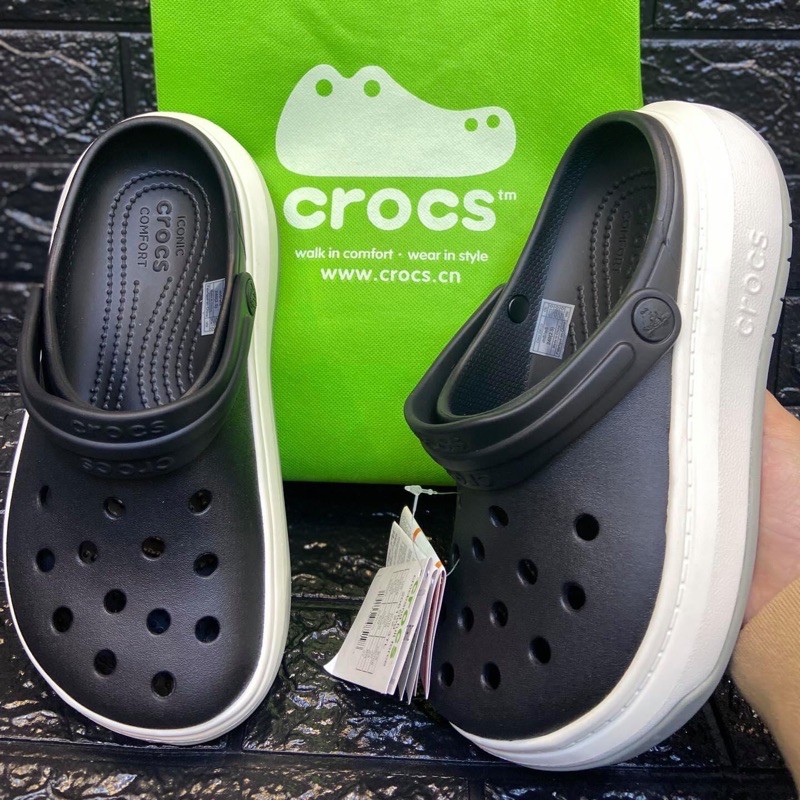 Original CROCS CROCBAND FULL Force Iconic Slippers for Men / Women sandals  | Shopee Philippines