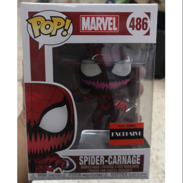 Funko pop spider best sale carnage