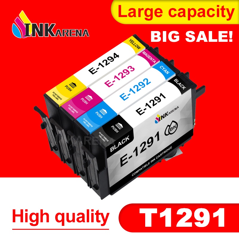 INKARENA T1291 Full Ink Cartridge for Epson Compatible Cartridges
