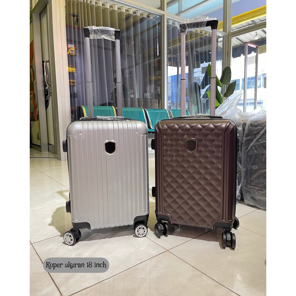 Suitcase Cabin Size Hard Case 4 Wheel Swivel 18 and 24inch | Shopee ...