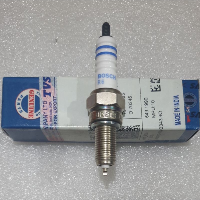 Bosch TVS APACHE Spark Plug 160180200MAX 125DAZZNEOROCKZ ORIGINAL