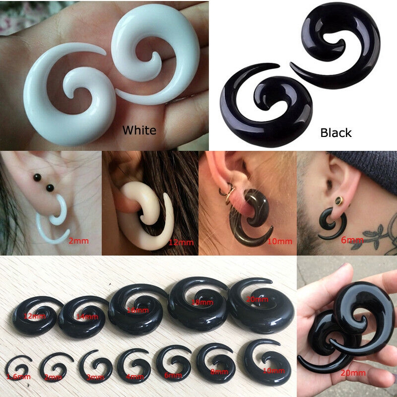 Spiral deals stretcher earrings