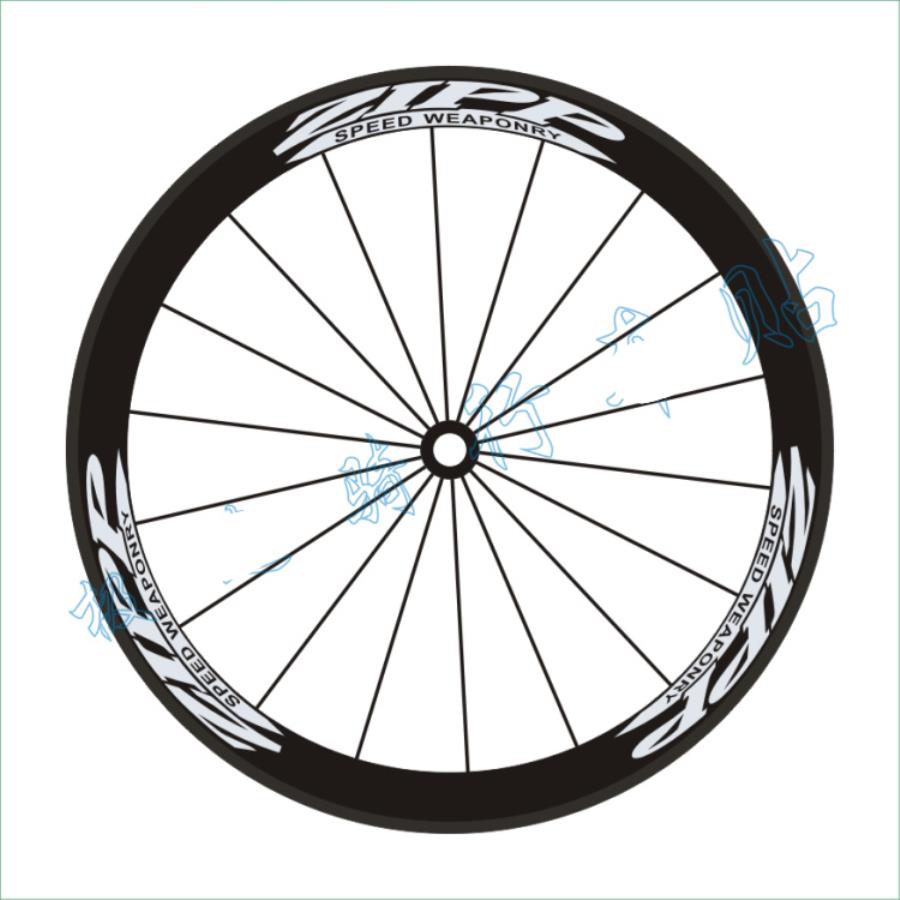 Bike ZIPP road sticker 700C wheel set carbon fiber rim rim sticker ...