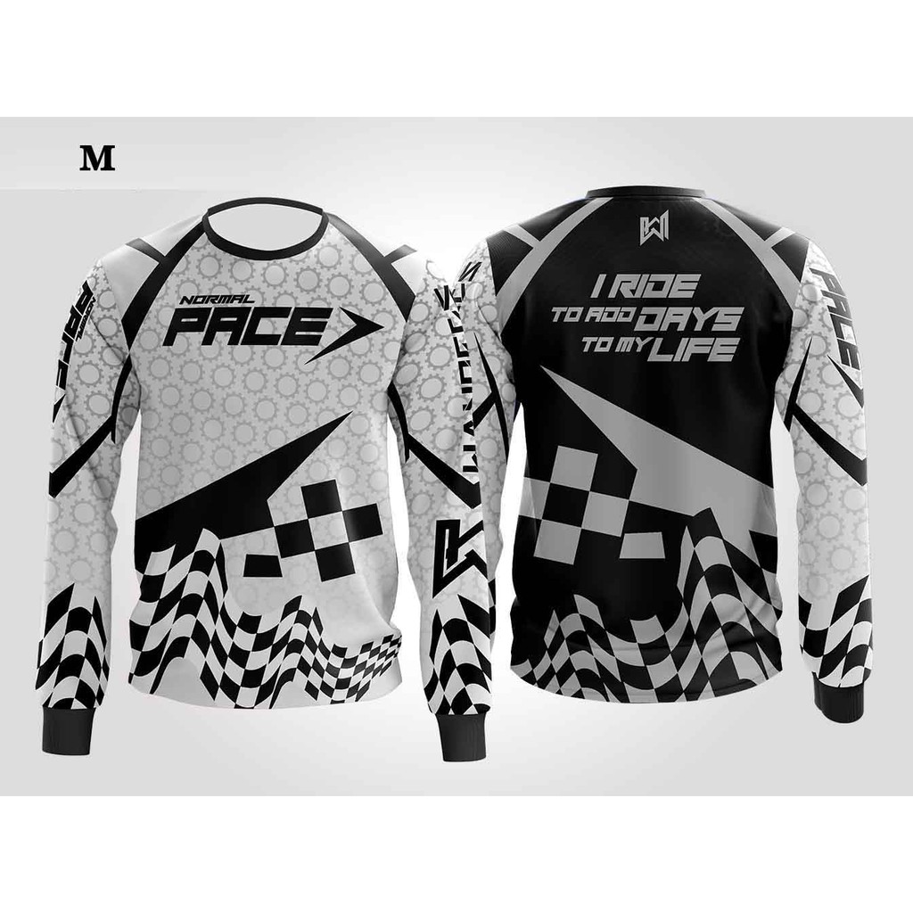 Normal Pace Riders Jersey-Full Sublimation Long Sleeve Jacket