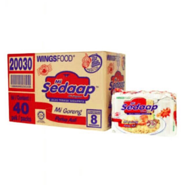 Mi Sedaap Mi Goreng Box | Shopee Philippines