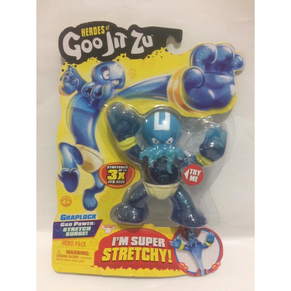 Heroes Of Goo Jit Zu - Stretchy Octopus Action Figure Graplock | Shopee ...