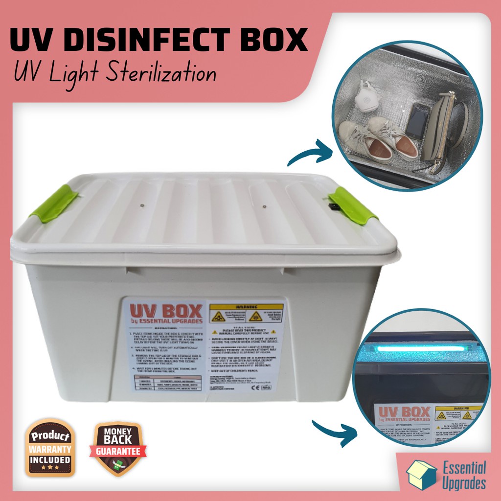 【Philippine cod】 UV Disinfect Box with Stainless Mesh Bottom UV Light