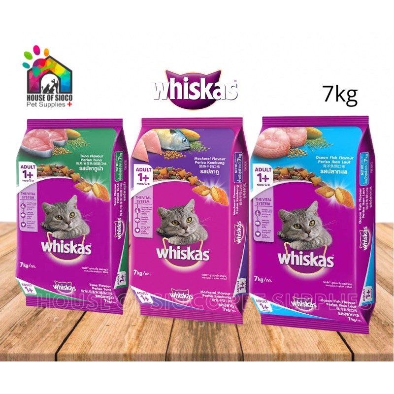 Whiskas Adult Cat Dry Food 7kg Shopee Philippines