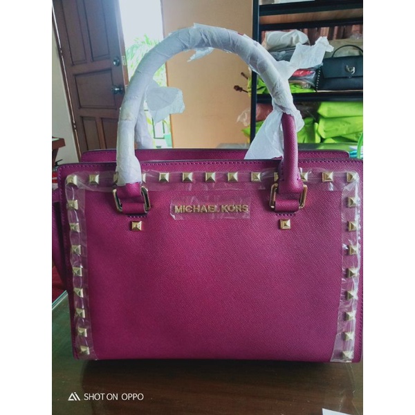 MK selma outlet purple