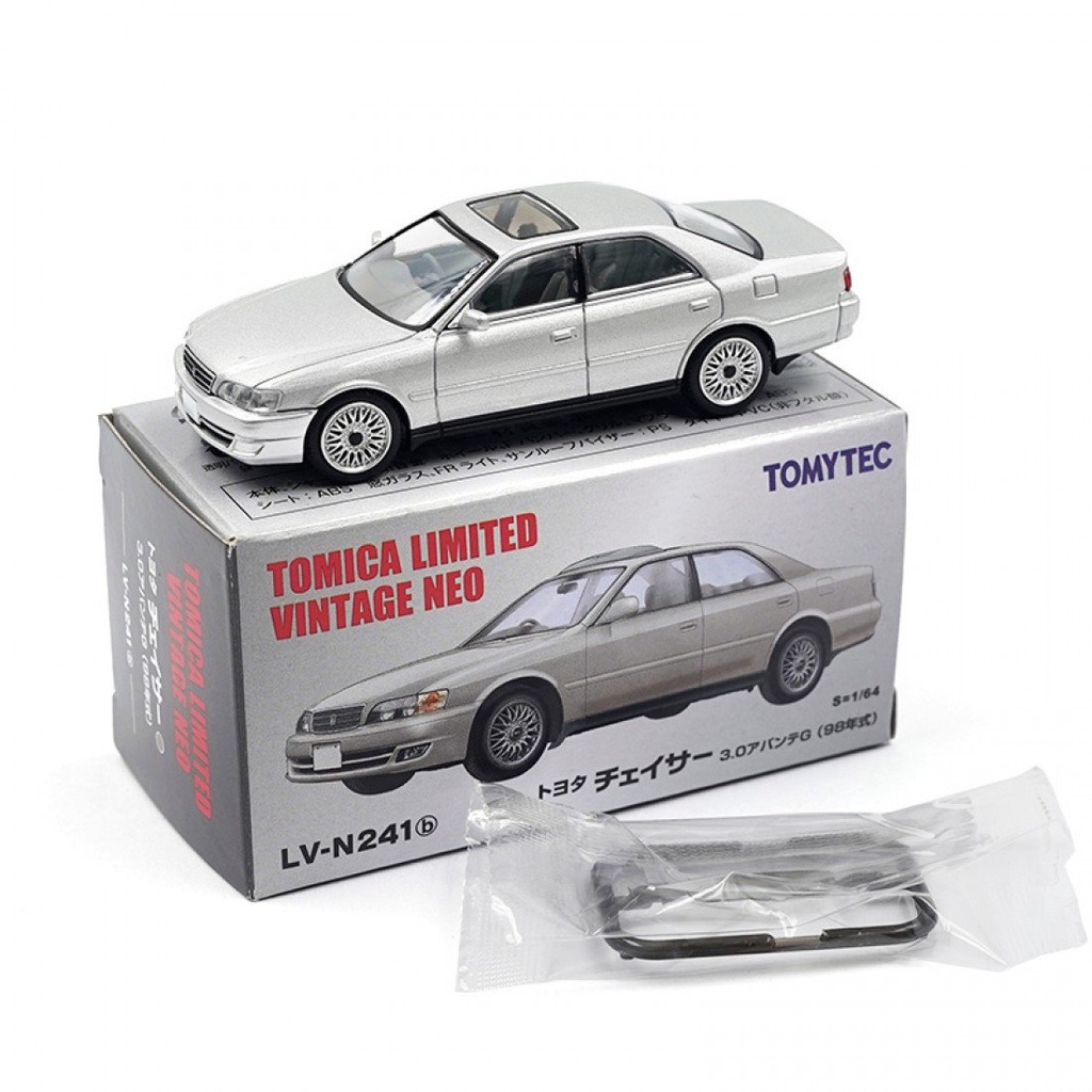 Tomytec 1/64 TOYOTA CHASER AVANTE G SILVER TLV-N241B DIECAST SCALE ...