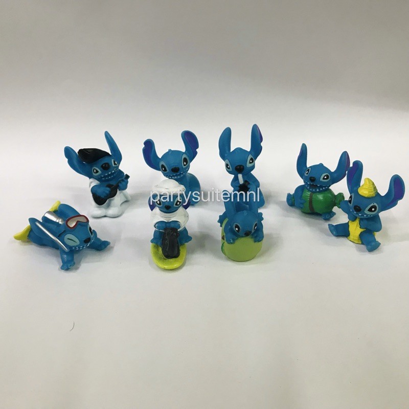 Lilo Stitch Mini Figurine -Jerryshopping 8 pcs Stitch Gâteau