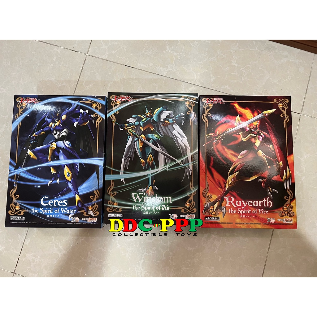 MODEROID Windom Ceres Rayearth Set of 3 Magic Knight Rayearth MODEROID ...