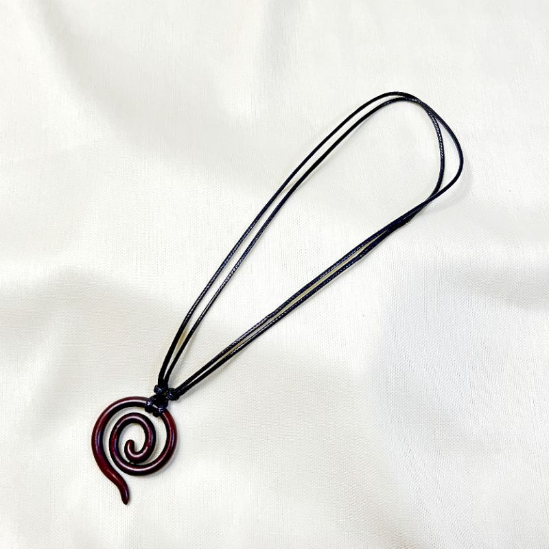 spiral pendant bohemian with Adjustable necklace Shopee Philippines