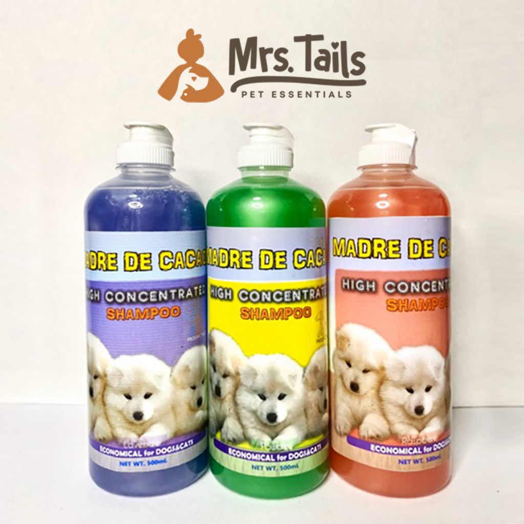 Dog shampoo with outlet madre de cacao